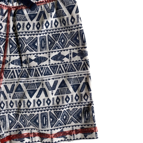 Joe Fresh Geometric Fish Print Pull-On Shorts Size 4T - Picture 2 of 4